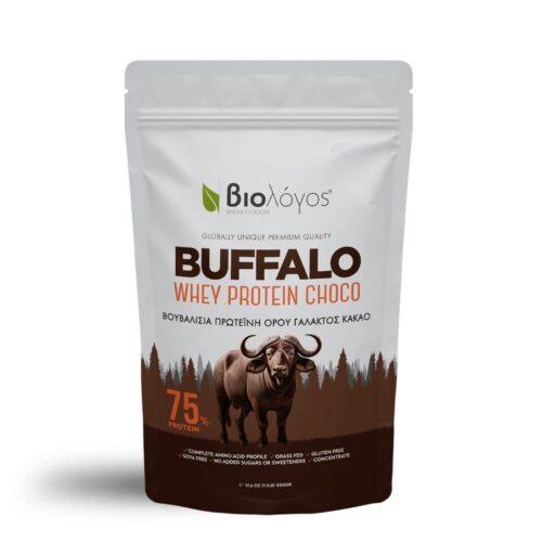 Soro de leite de búfala com sabor a chocolate, 500 g, Biologos