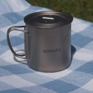 Titan camping mok met deksel en tas 400ml Omada 10 Titan camping mok met deksel en tas 400ml Omada - Thumbnail Image 5