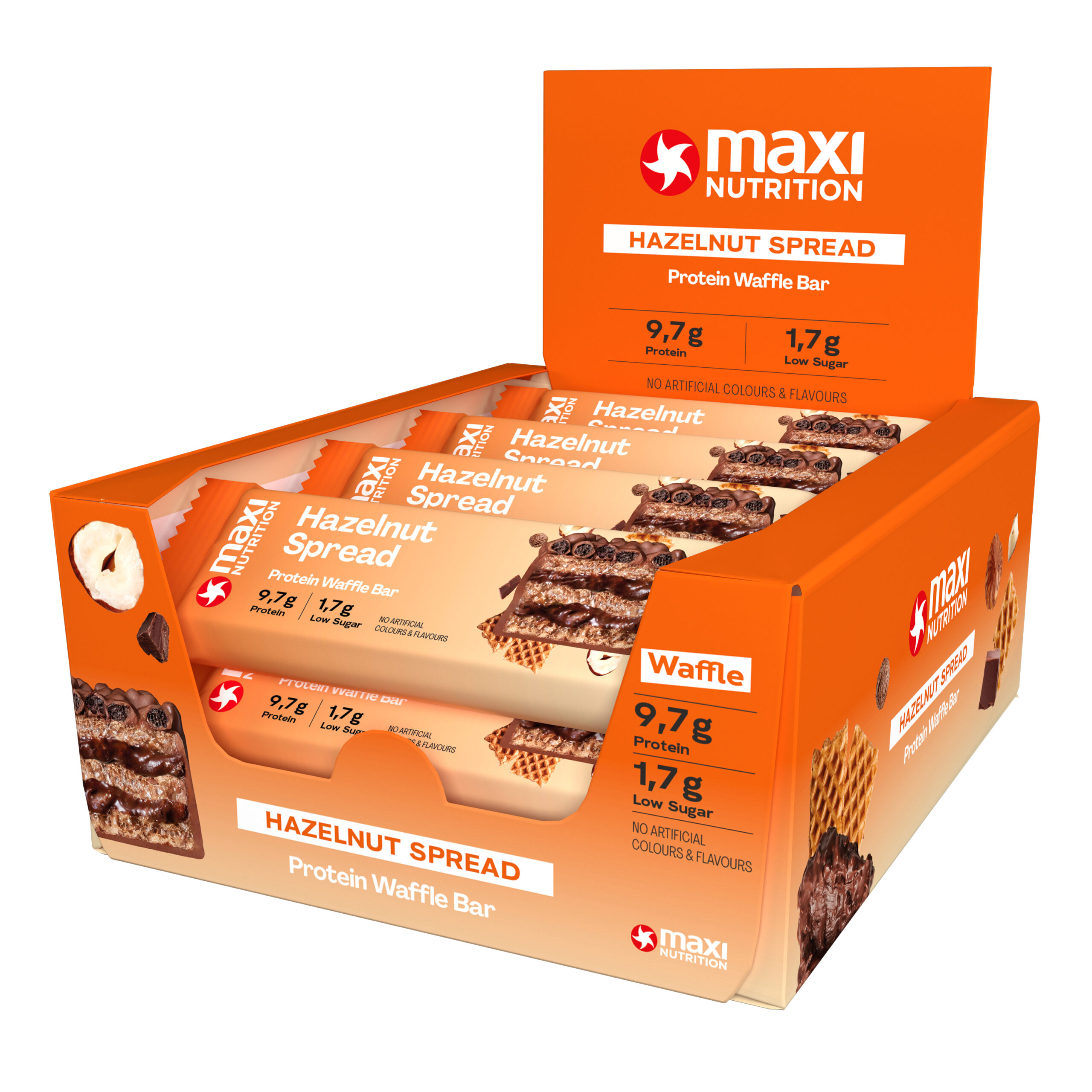 Maxi Nutrition eiwitwafel reep (pak van 12) - Afbeelding 1