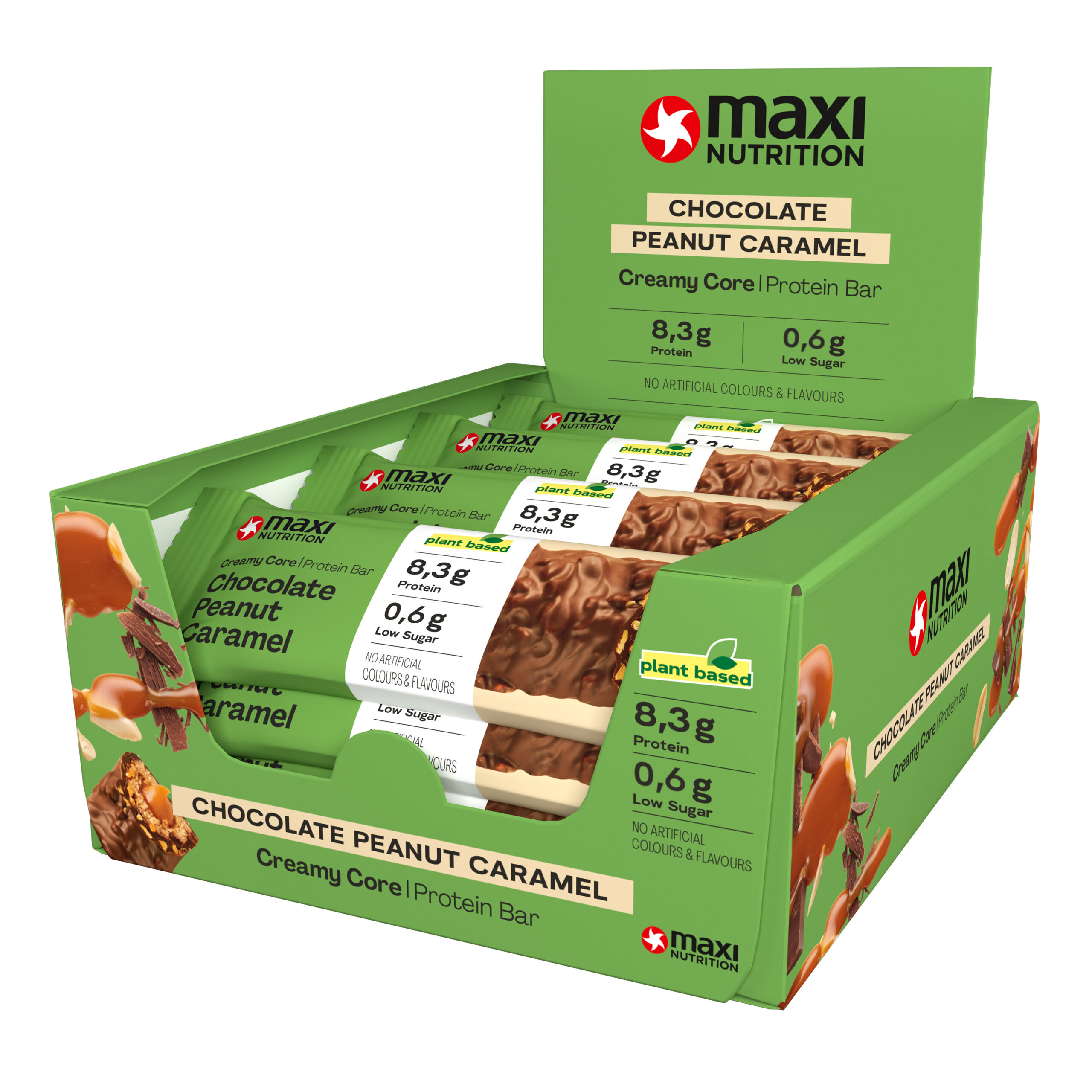 Barrita proteica vegana «Cœur Onctueux Maxi Nutrition» (paquete de 12) - Cacahuetes y caramelo | Caducidad próxima 1 Barrita proteica vegana «Cœur Onctueux Maxi Nutrition» (paquete de 12) - Cacahuetes y caramelo | Caducidad próxima - Imagen 1