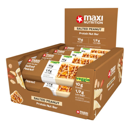 Barre Protéinée aux Noix Maxi Nutrition (lot de 12)