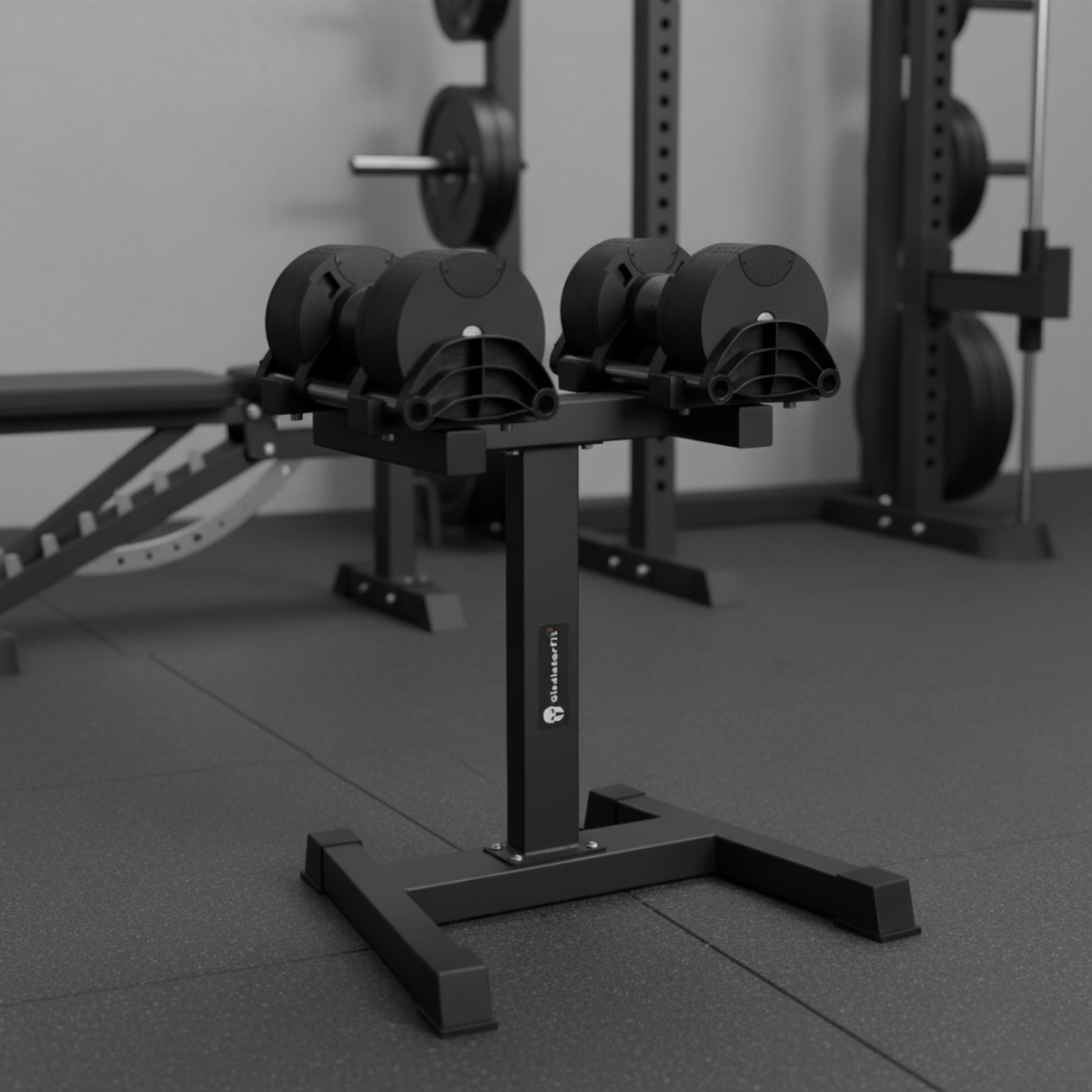 Estante de halteres ajustável "Rack Adjustabe Dumbbell" GladiatorFit 4 Estante de halteres ajustável "Rack Adjustabe Dumbbell" GladiatorFit - Image 4