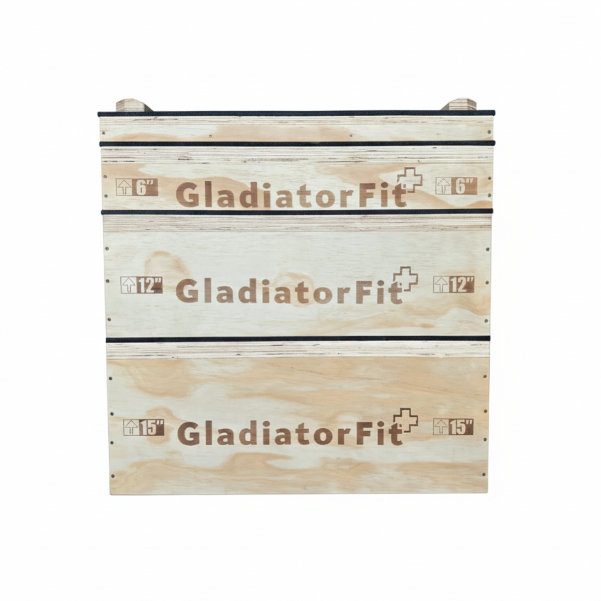 Blocos de madeira empilháveis GladiatorFit (conjunto de 2) 2 Blocos de madeira empilháveis GladiatorFit (conjunto de 2) - Image 2