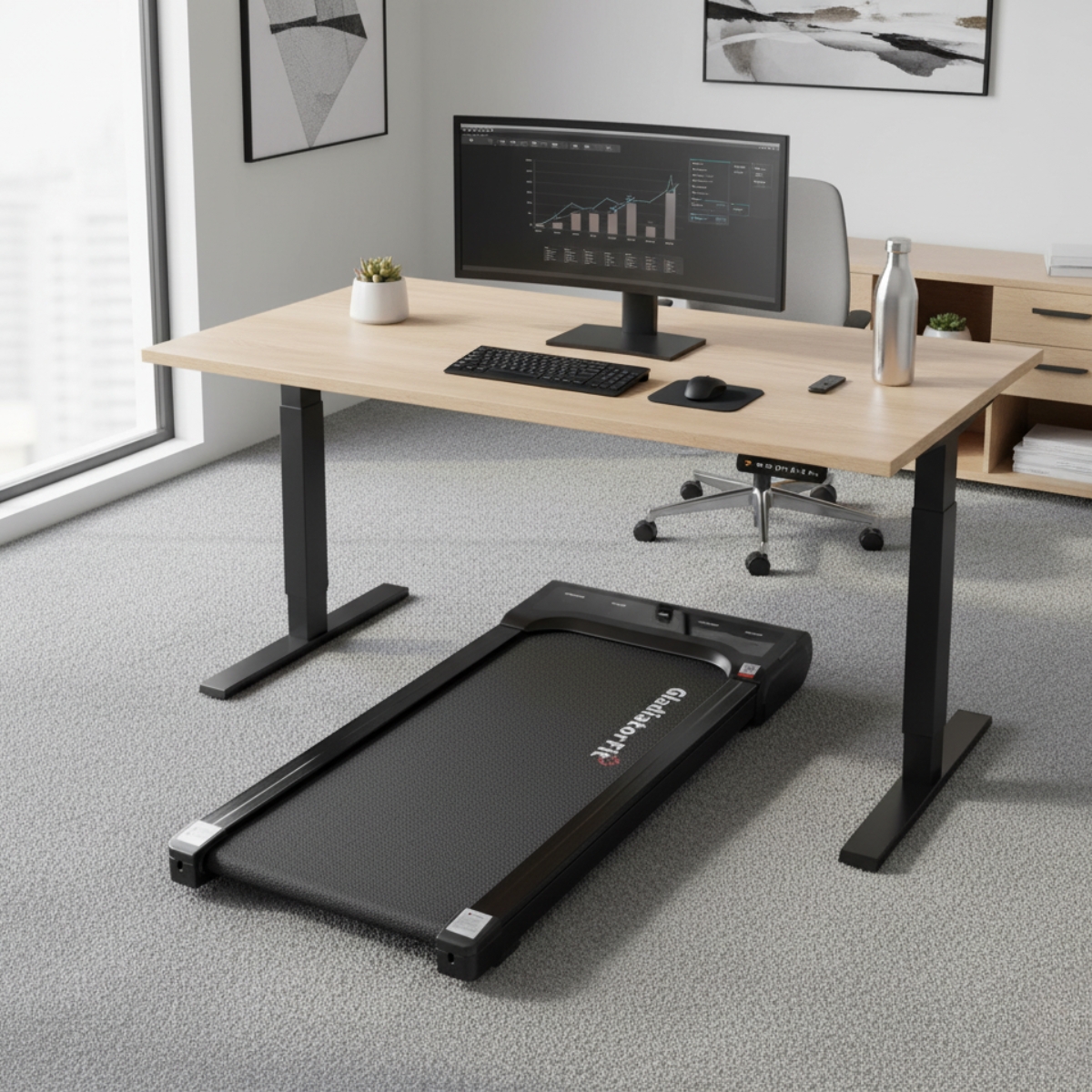 Tapis de marche motorisé inclinable GladiatorFit – Image 8
