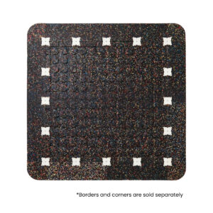 Pavimento di gomma «Infinity Rubber Flooring Connect» 100×100 cm GladiatorFit - Thumbnail Image 6