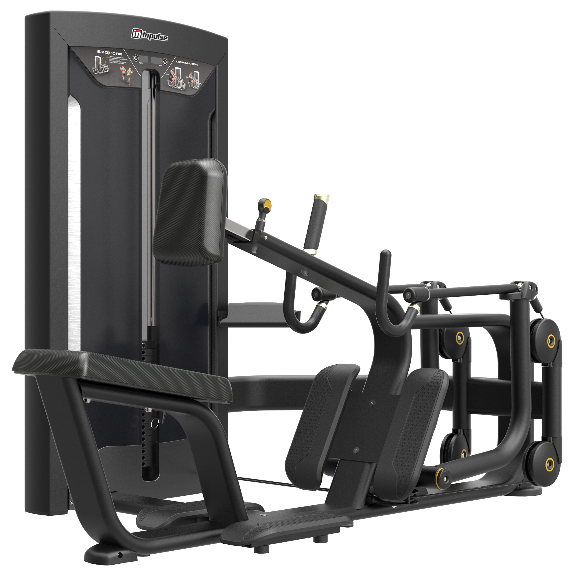 Row" horizontal back pull station 9719 Impulse Fitness 1 Row" horizontal back pull station 9719 Impulse Fitness - Image 1