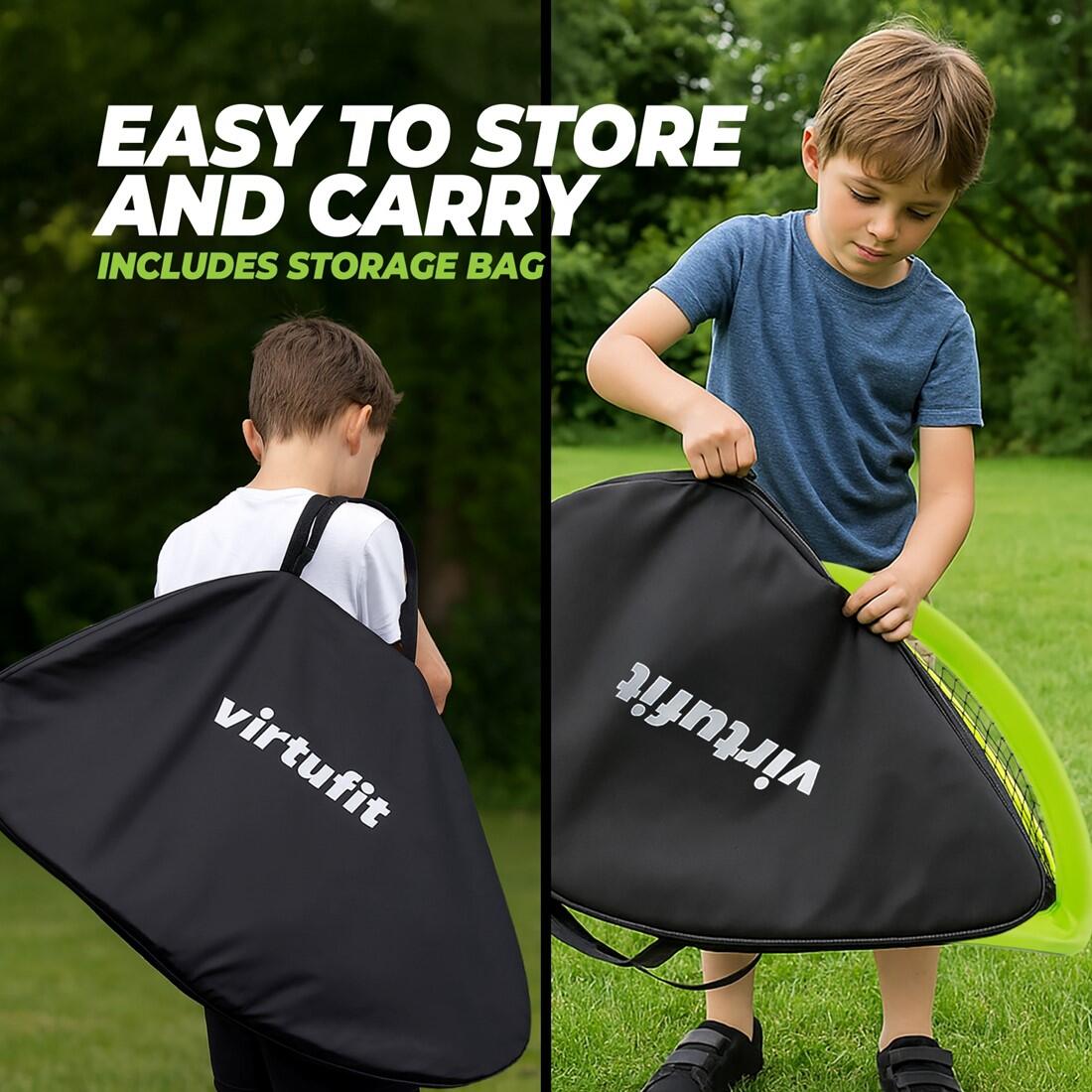 Porterías de fútbol plegables VirtuFit (juego de 2) 6 Porterías de fútbol plegables VirtuFit (juego de 2) - Imagen 6