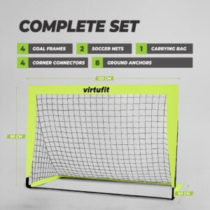 Porterías de fútbol plegables VirtuFit (juego de 2) 10 Porterías de fútbol plegables VirtuFit (juego de 2) - Thumbnail Image 4