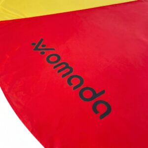 Omada 2-1 Regenbogen-Fallschirm aus Stoff für Kinder Parachute arc en ciel en tissu pour enfants Omada 2 1