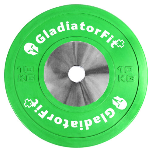 Disco in gomma "Bumper Plate" Ø 51mm GladiatorFit - 10 KG | Seconde Vie