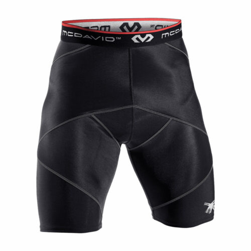 Men's "Hip Spica" cross compression shorts McDavid - M, Black | Seconde Vie