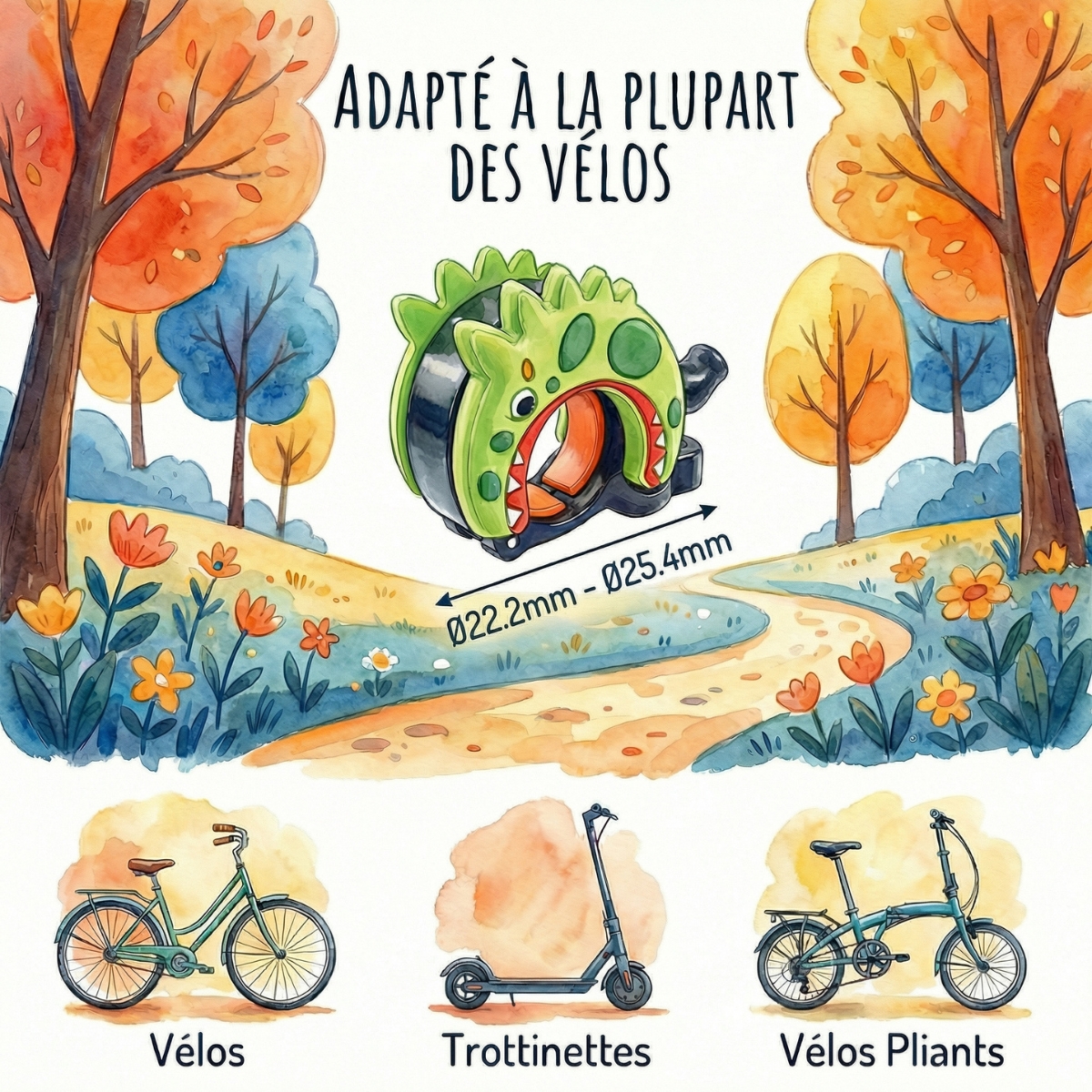 Omada kinderfietsbel 4 Omada kinderfietsbel - Afbeelding 4