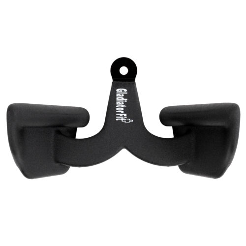 Brede ergonomische stalen handgreep voor pulley pull GladiatorFit | Seconde Vie