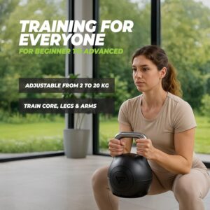 Kettlebell regolabili VirtuFit 2-20 kg 14 Kettlebell regolabili VirtuFit 2-20 kg - Thumbnail Image 7