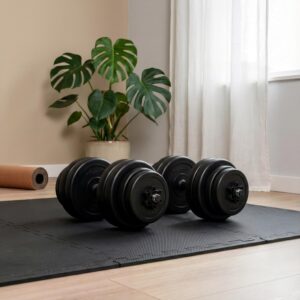 Adjustable dumbbells vinyl 15kg VirtuFit 7 Adjustable dumbbells vinyl 15kg VirtuFit - Thumbnail Image 2