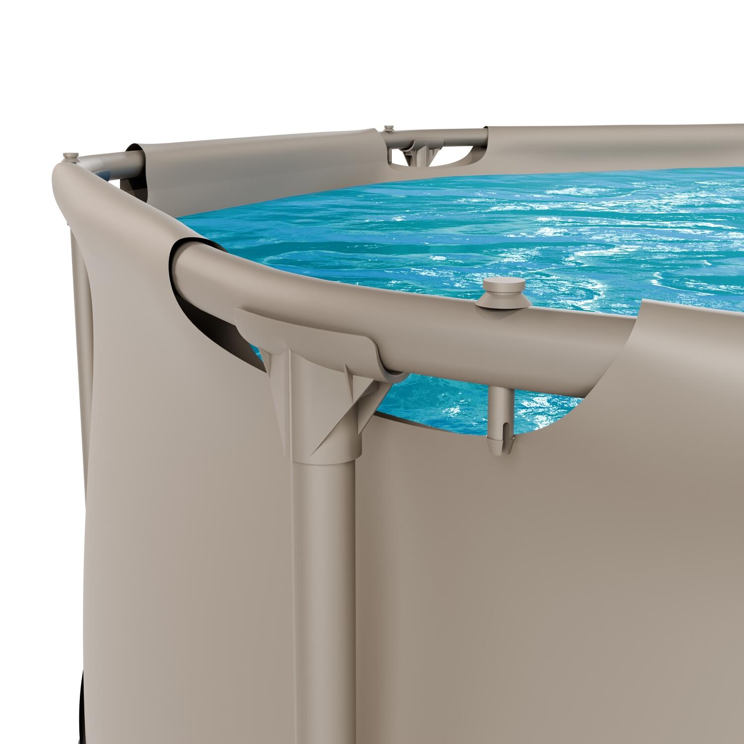 Piscine ronde Ø244 x 76 cm avec pompe à filtre VirtuFit – Image 3