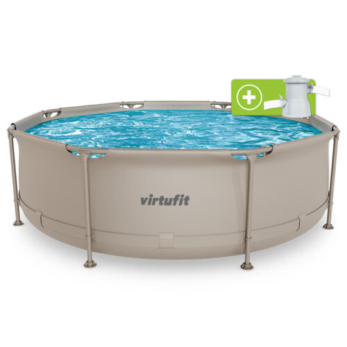 Rond zwembad Ø244 x 76 cm met VirtuFit filterpomp