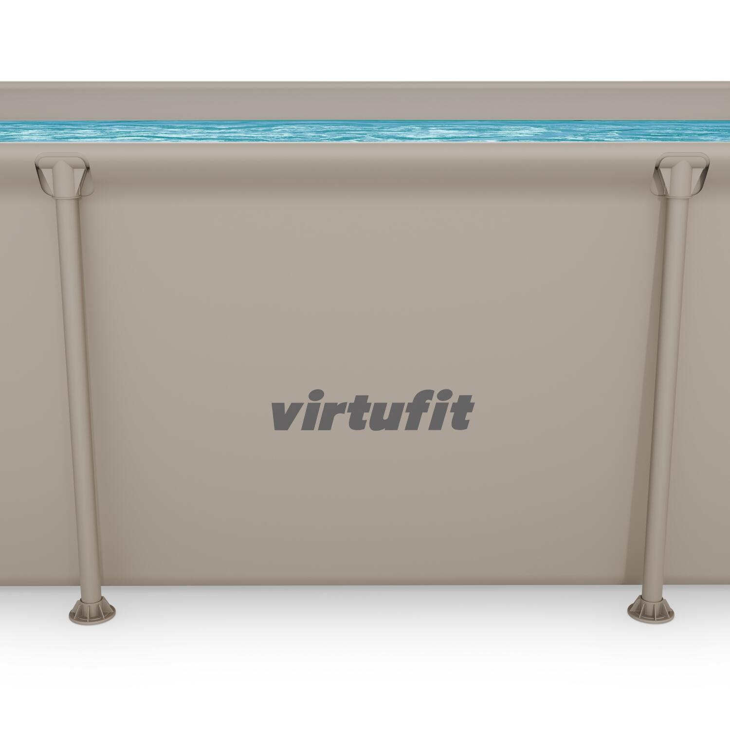 Piscine rectangle 260x180x66cm avec pompe à filtre VirtuFit 3 Piscine rectangle 260x180x66cm avec pompe à filtre VirtuFit – Image 3