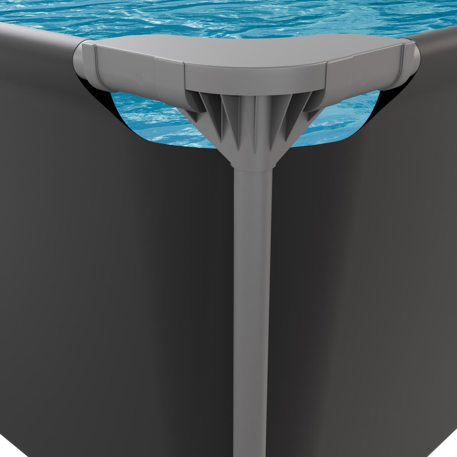 Piscine rectangle 260x180x66cm avec pompe à filtre VirtuFit 5 Piscine rectangle 260x180x66cm avec pompe à filtre VirtuFit – Image 5