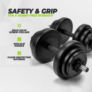 Verstelbare vinyl halterset 2x14kg VirtuFit - Thumbnail Image 5
