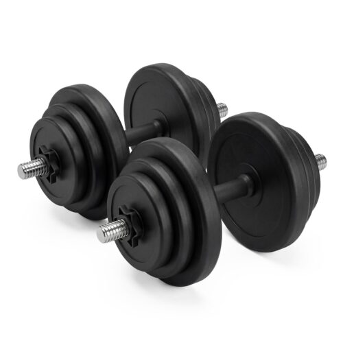 Set di manubri regolabili in vinile 2x14kg VirtuFit