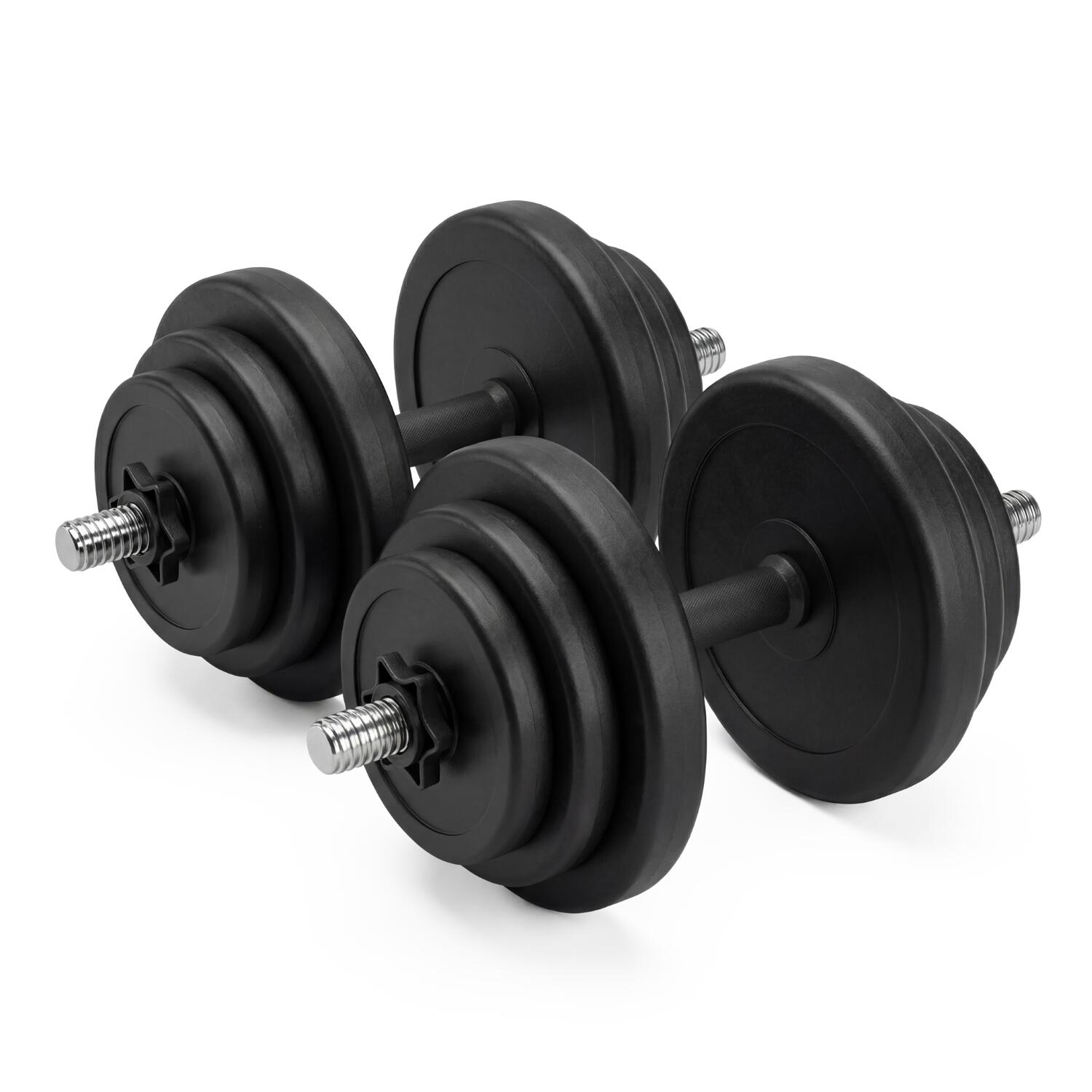 Verstelbare vinyl halterset 2x14kg VirtuFit - Afbeelding 1