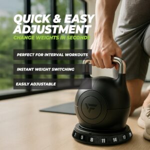 Kettlebell regolabili VirtuFit 2-20 kg 13 Kettlebell regolabili VirtuFit 2-20 kg - Thumbnail Image 6