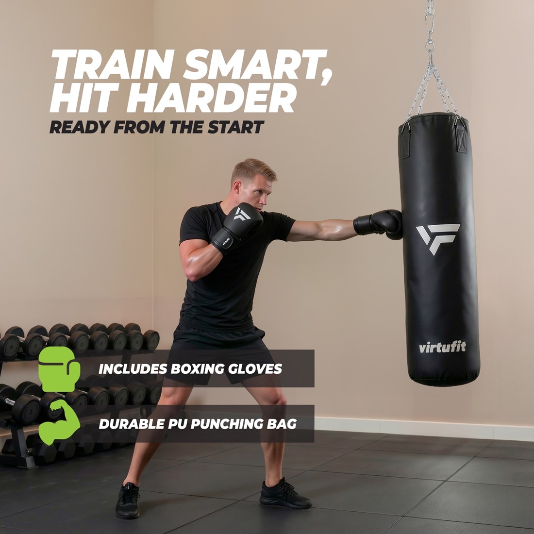 Set da boxe VirtuFit per adulti - immagine 7