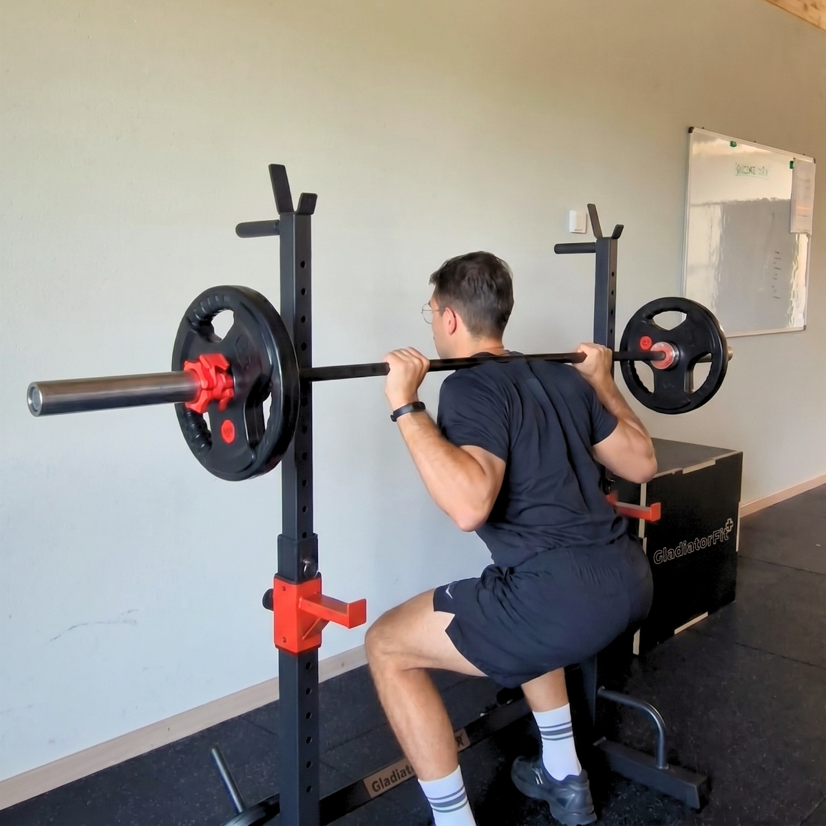 Rack per squat regolabile in larghezza e altezza GladiatorFit 6 Rack per squat regolabile in larghezza e altezza GladiatorFit - immagine 6