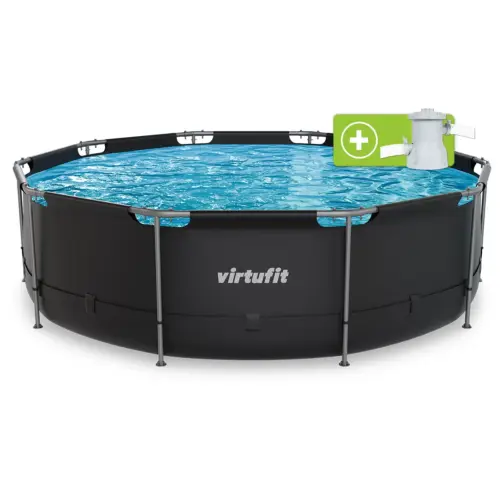 Rond zwembad Ø366 x 100 cm met VirtuFit-filterpomp