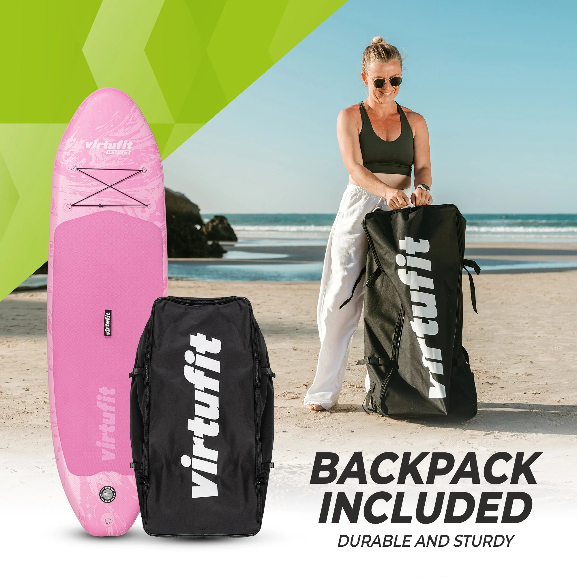Tabla de Stand Up Paddle «Ocean 275» con accesorios VirtuFit - Imagen 2