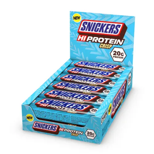 Snickers Hi Protein Low Sugar 57 g Mars (confezione da 12) - Crispy | Scadenza imminente