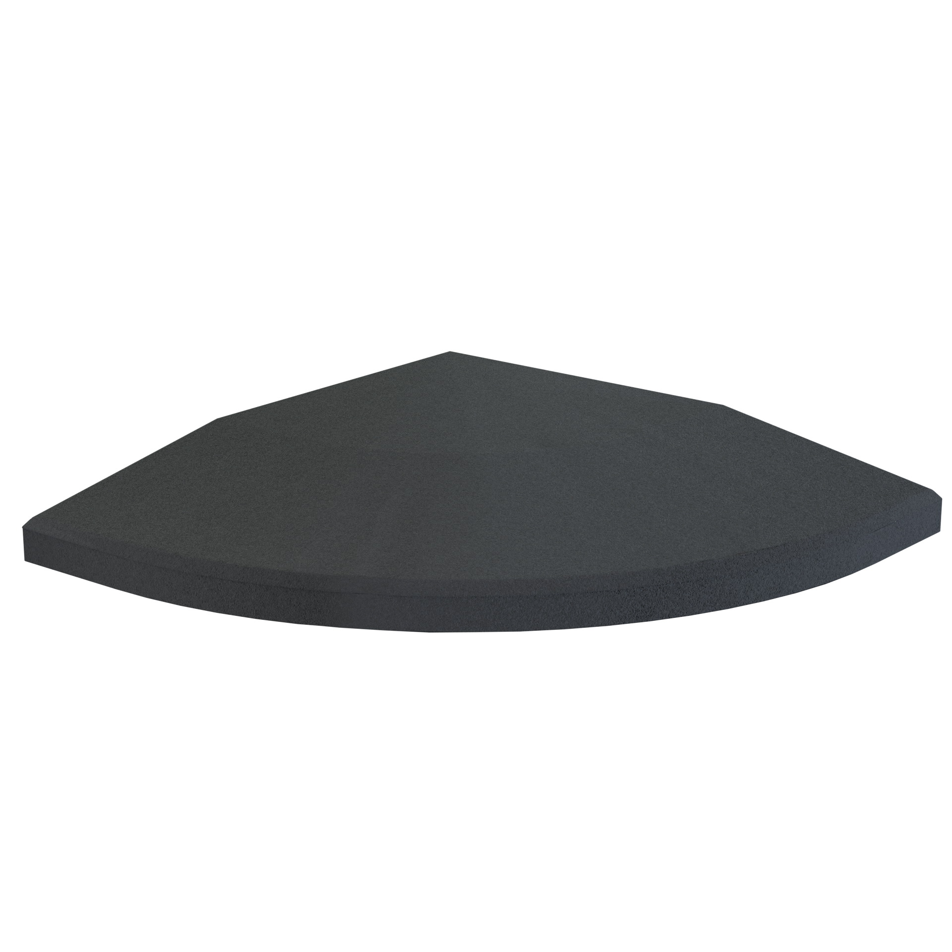 Perfil angular para piso de borracha 20x20x2 cm Flow Fitness 1 Perfil angular para piso de borracha 20x20x2 cm Flow Fitness - Image 1