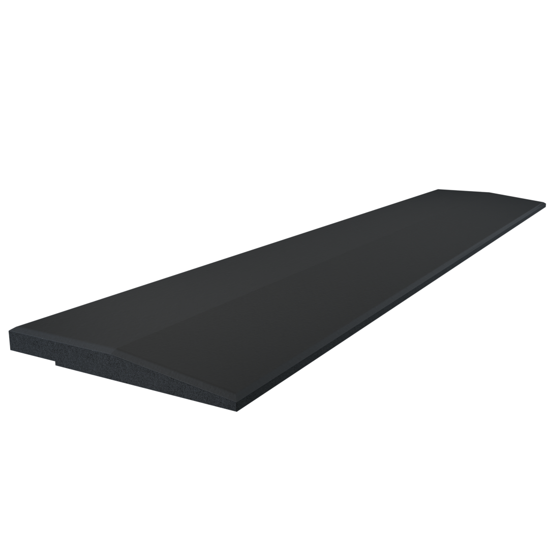 Borda de borracha SBR para o chão 100x20x2 cm Flow Fitness 1 Borda de borracha SBR para o chão 100x20x2 cm Flow Fitness - Image 1