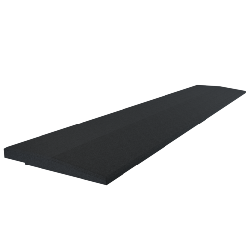 Rubberen vloerrand 100x20x2 cm Flow Fitness