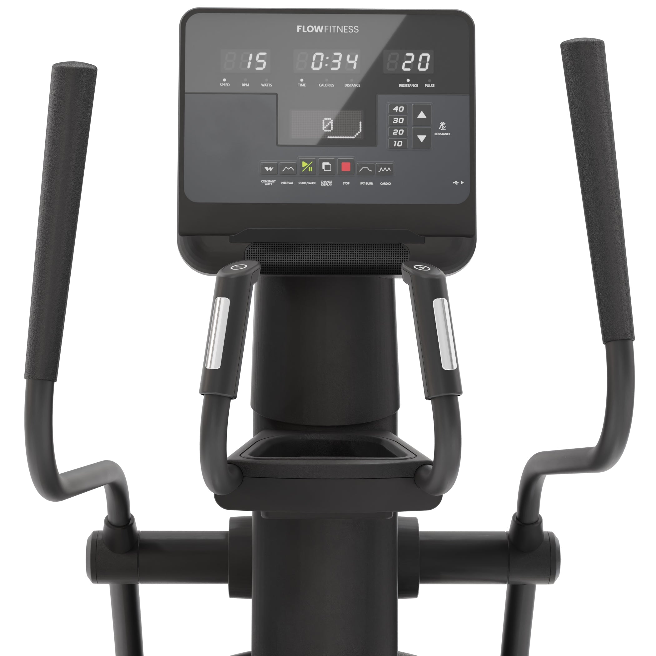 Elíptica profissional «Perform Pro X6i» LED da Flow Fitness - Image 3