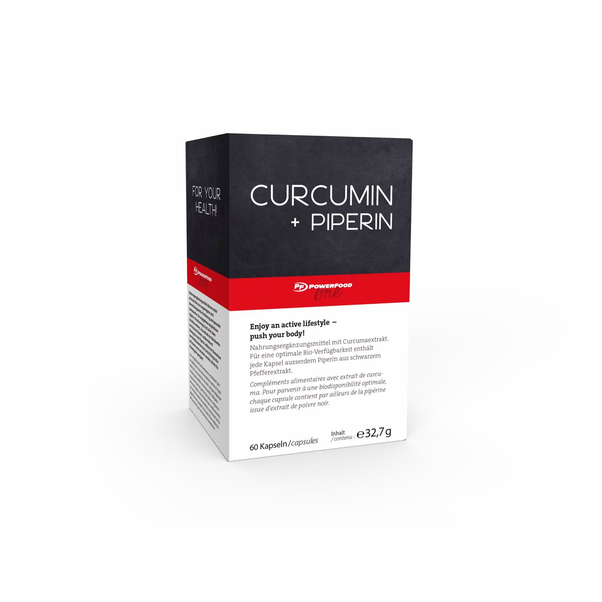 Curcumine en piperine „Neutral“ 60 capsules Powerfood One 1 Curcumine en piperine „Neutral“ 60 capsules Powerfood One - Afbeelding 1