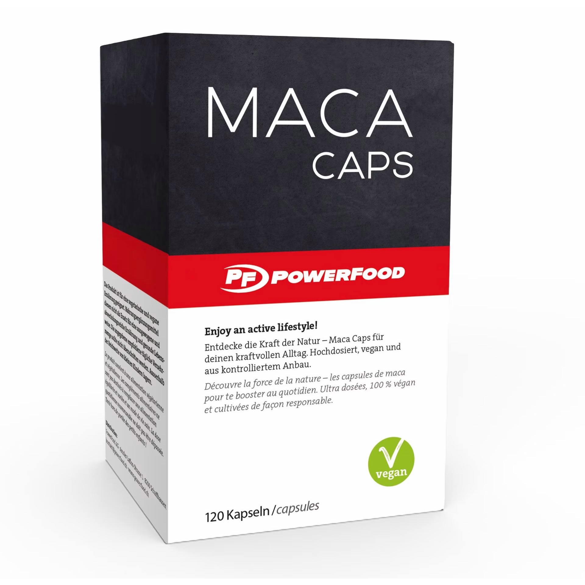 Maca 120 capsules "Neutral" Powerfood One - Afbeelding 1