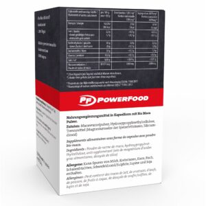 Maca 120 capsules "Neutral" Powerfood One - Thumbnail Image 2