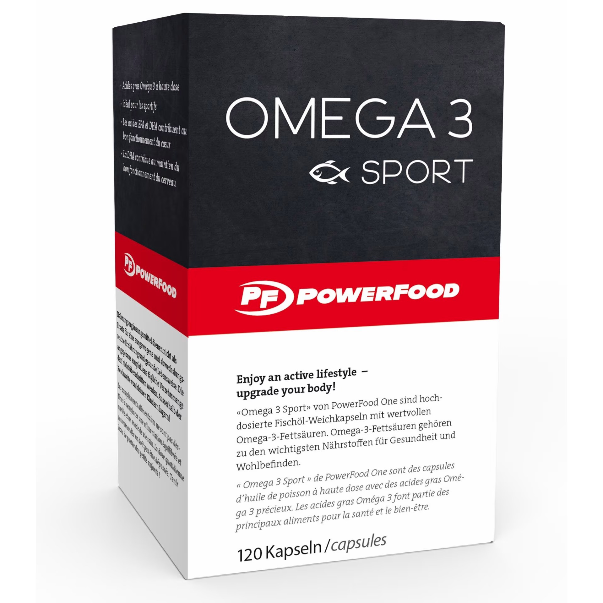 Omega 3 Sport "Neutral" 120 capsules Powerfood One - Afbeelding 1