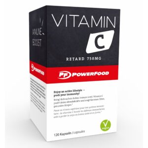 Vitamine C met langdurige afgifte "Neutral" 120 capsules Powerfood One 4 Vitamine C met langdurige afgifte "Neutral" 120 capsules Powerfood One - Thumbnail Image 1