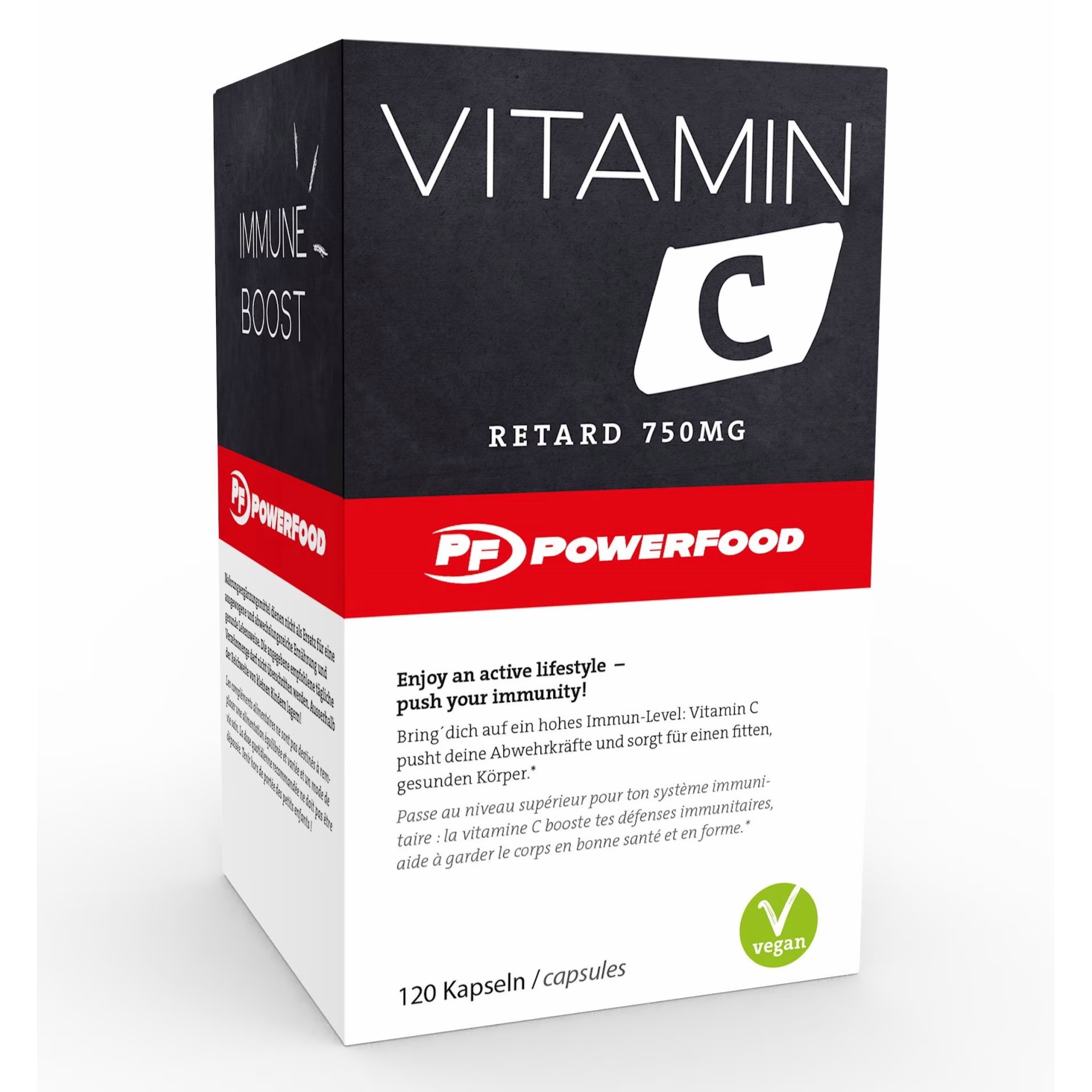 Vitamine C met langdurige afgifte "Neutral" 120 capsules Powerfood One 1 Vitamine C met langdurige afgifte "Neutral" 120 capsules Powerfood One - Afbeelding 1