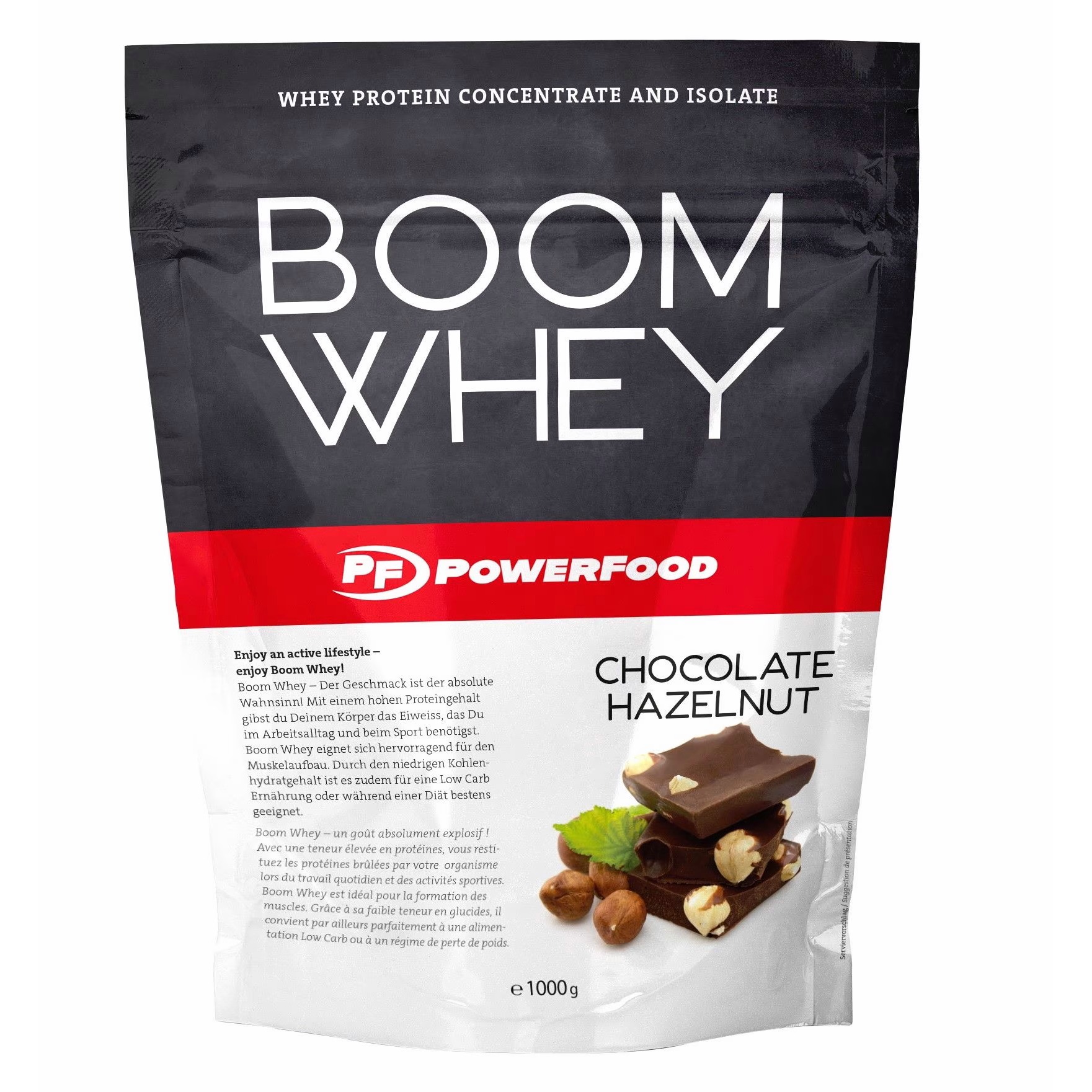 Boom Whey 1000g Powerfood One 1 Boom Whey 1000g Powerfood One - Image 1