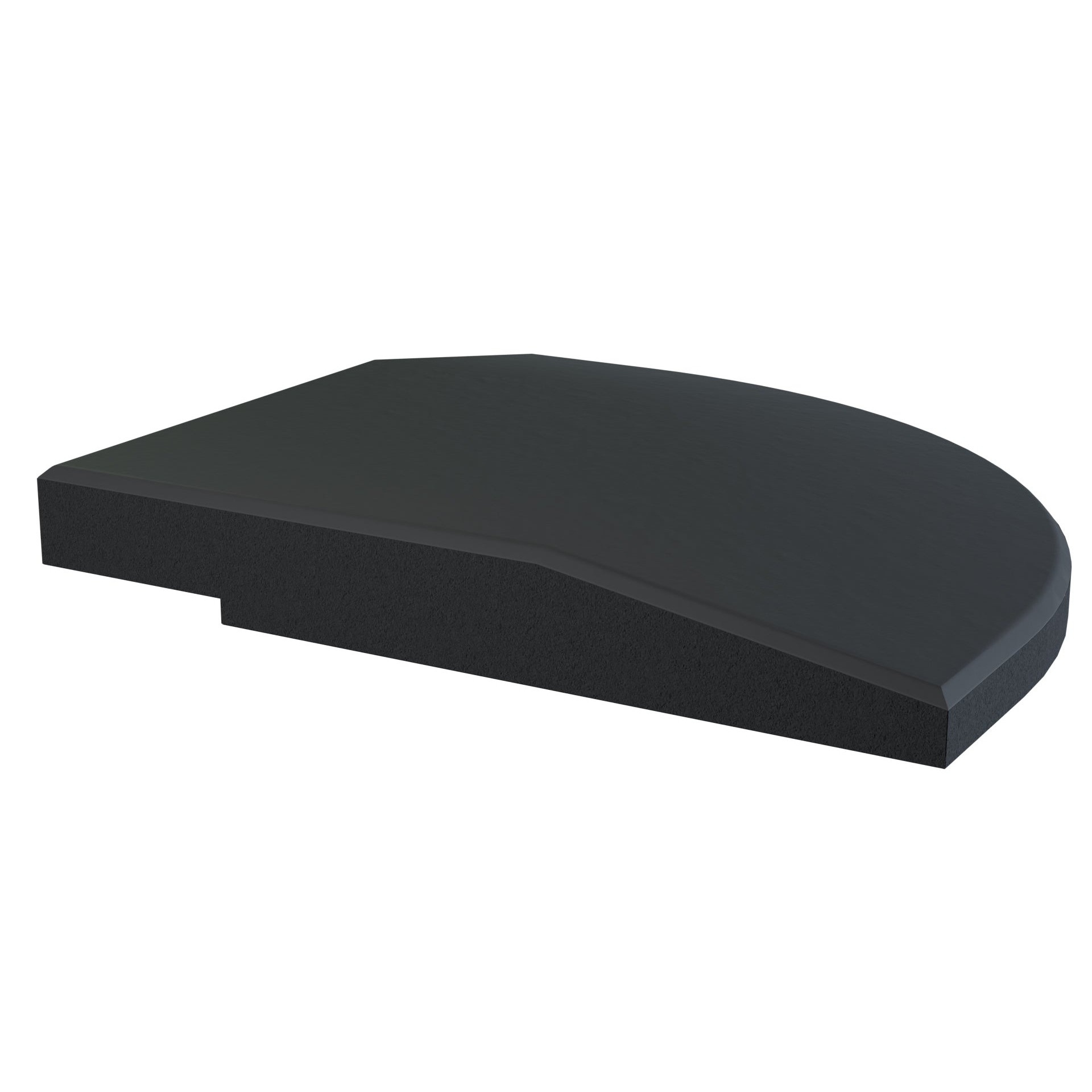 Canto para placa desportiva em borracha SBR 20x20x2 cm Flow Fitness 2 Canto para placa desportiva em borracha SBR 20x20x2 cm Flow Fitness - Image 2