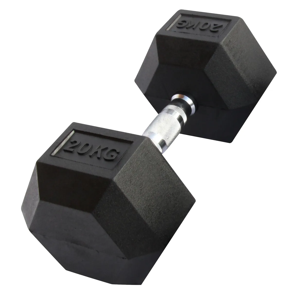 Haltère hexagonal "Hex Dumbbell" en caoutchouc GladiatorFit - 20 KG | Seconde Vie 1 Haltère hexagonal "Hex Dumbbell" en caoutchouc GladiatorFit - 20 KG | Seconde Vie – Image 1