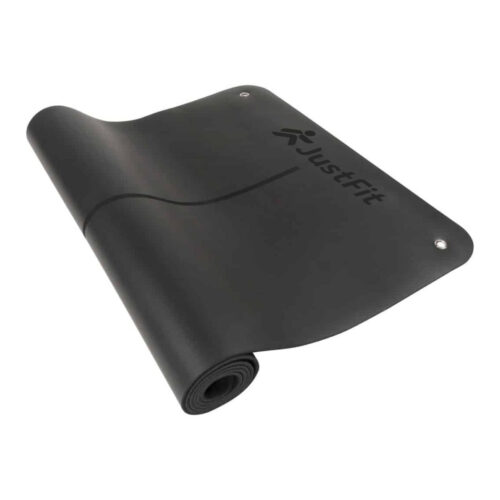 Yoga-, gym- en fitnessmat van rubber, 183 x 68 x 0,5 cm, JustFit | Seconde Vie