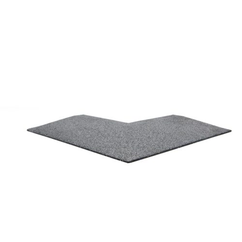 Hoekrand voor rubberen vloer "Gym Connect Seventy" 50x50 cm GladiatorFit