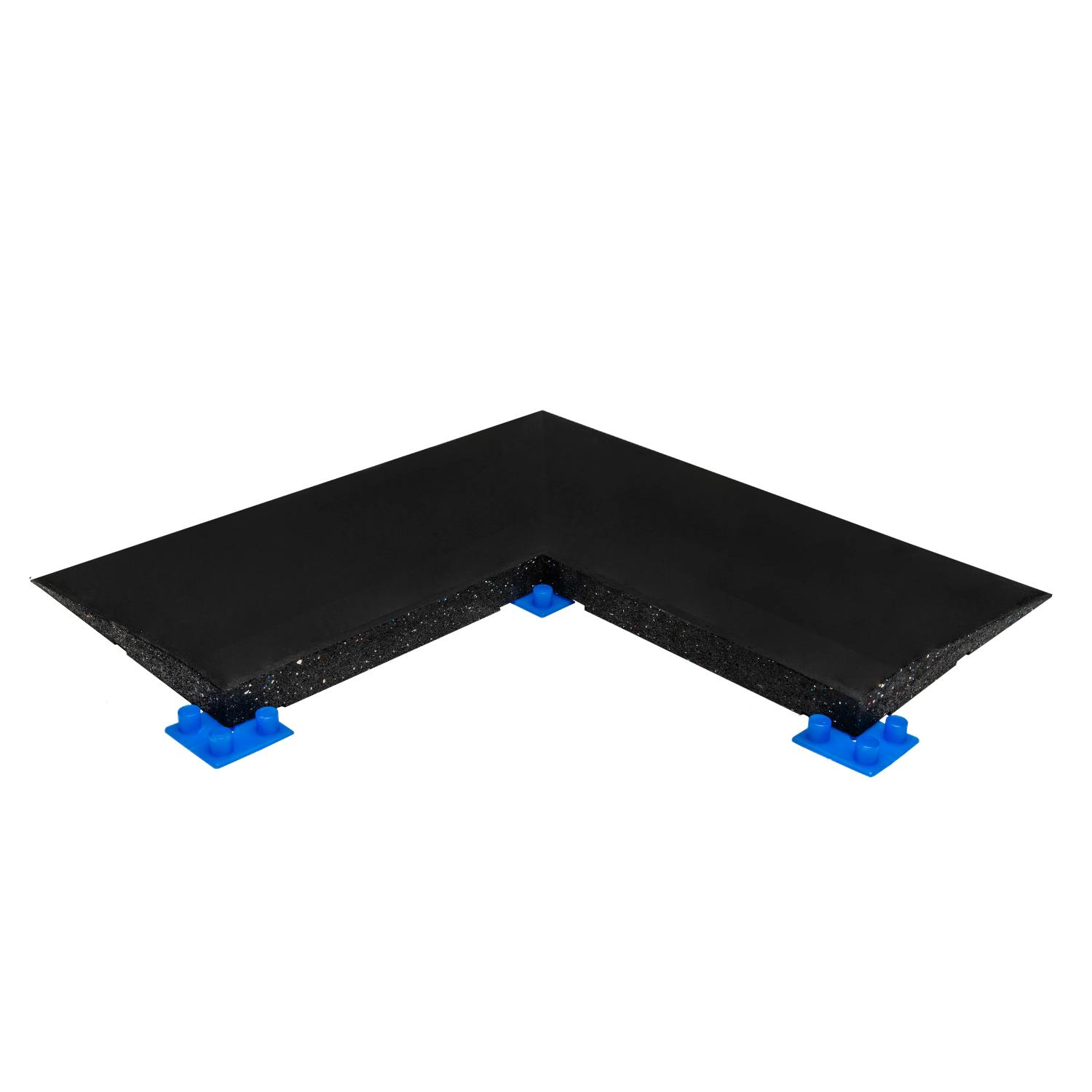 Borda de canto para pavimento de borracha «Gym Connect Seventy» 50 x 50 cm GladiatorFit 3 Borda de canto para pavimento de borracha «Gym Connect Seventy» 50 x 50 cm GladiatorFit - Image 3