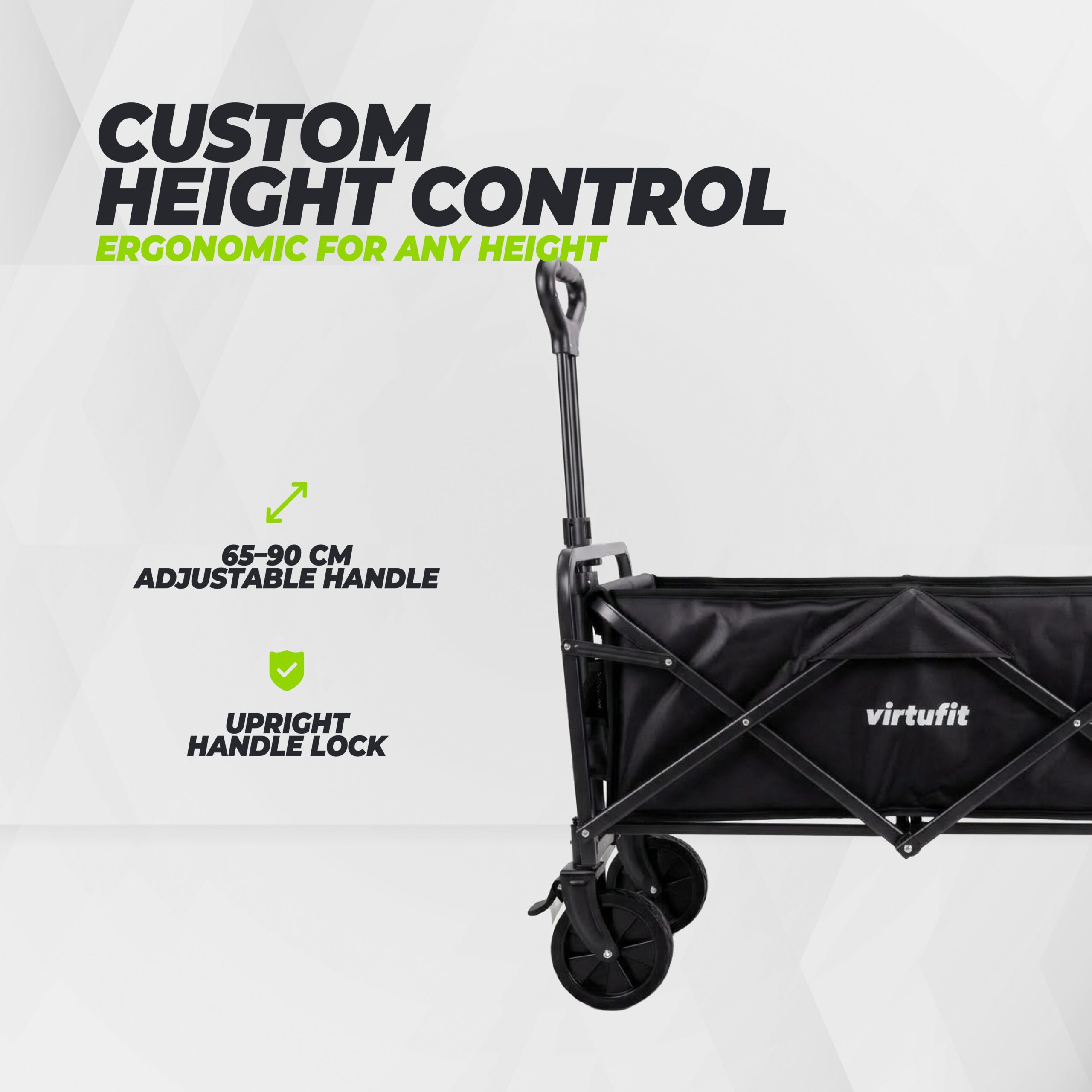 Chariot pliable "FW65" 65l 100kg VirtuFit 7 Chariot pliable "FW65" 65l 100kg VirtuFit – Image 7