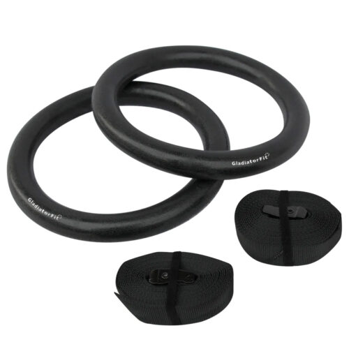 Anneaux de gymnastique - crosstraining Ø 28mm en plastique GladiatorFit